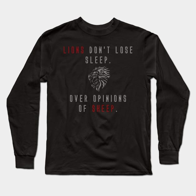 Lions x Sheep Long Sleeve T-Shirt by DigitalVeil